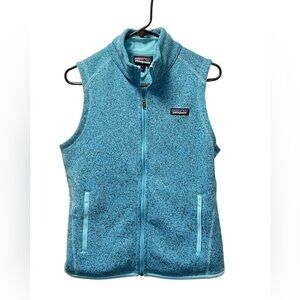 Patagonia Women's Better Sweater Fleece Vest  Cuban blue color small  NWT